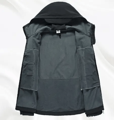Men's Tactical Softshell Jacket — Waterproof Windproof Fleece Lined | Outdoor & Hiking – view 5