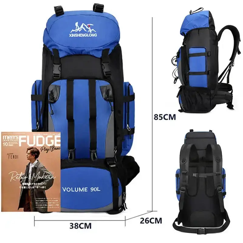 90L Waterproof Hiking & Camping Backpack (various colours available) – view 6