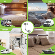Cool White Touch Switch USB LED Spot Reading Light Caravan Boat Interior Lamp 12V – view 6