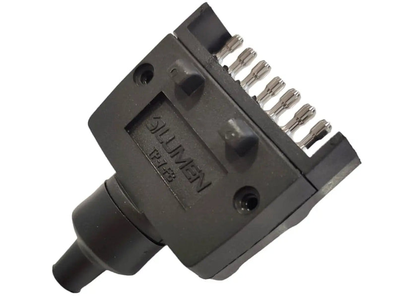 Trojan 7 Pin Flat Trailer Plug Male Connector for Electrical Systems