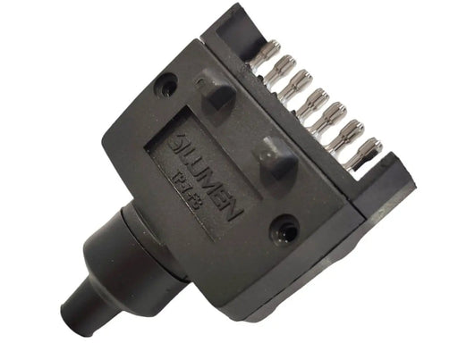 Trojan 7 Pin Flat Trailer Plug Male Connector for Electrical Systems
