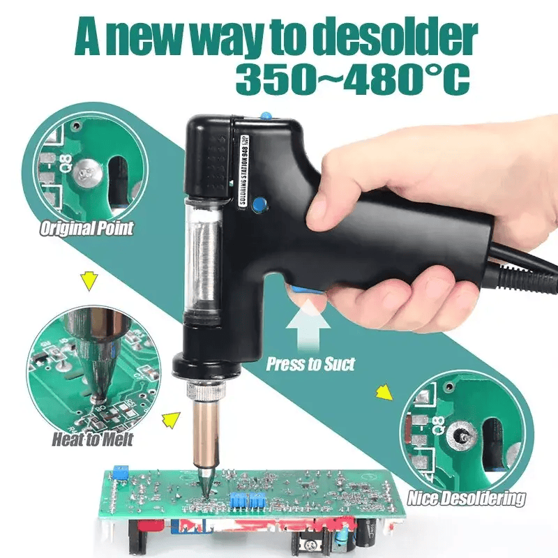 LCD Soldering Iron Desoldering 2in1 Station – view 5