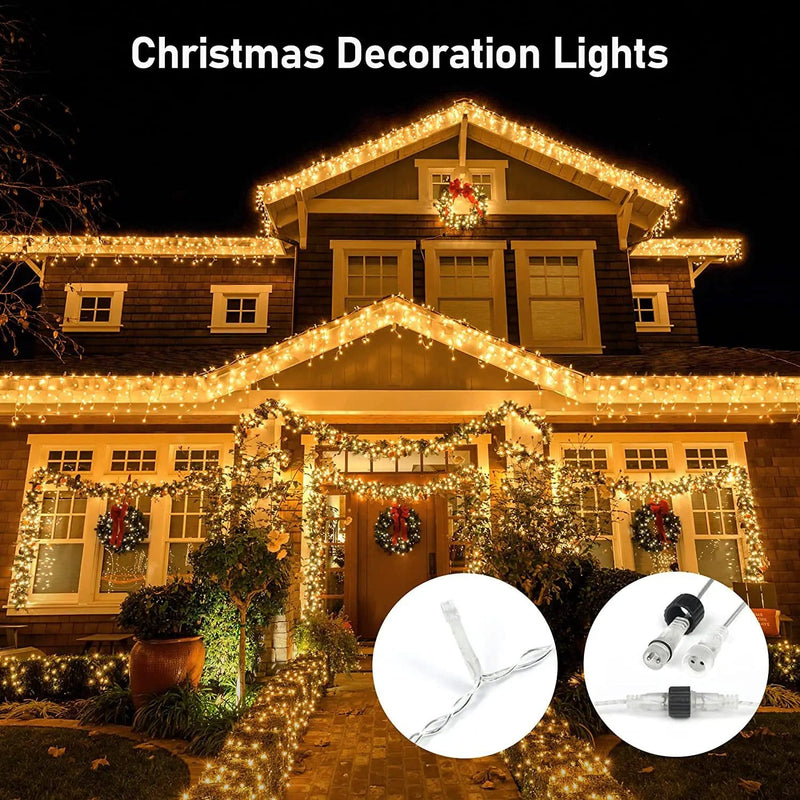 10M 400LED Outdoor Fairy String Lights Decorations Hanging Lights – view 2