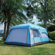 Camping Tent For 6-10persons 380x260x195cm Blue – view 3