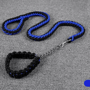 LARGE BLUE&RED Strong Dog Leash Climbing Rope Threaded Pet Training – view 5