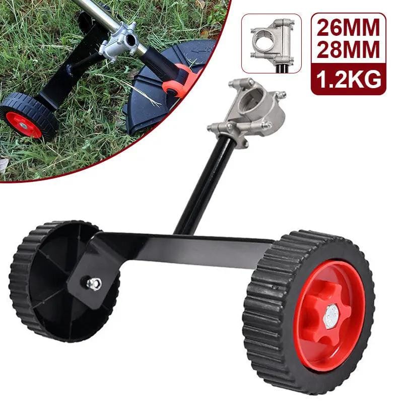 Universal String Trimmer Grass Eater Weed Cutter Adjustable Support Wheels Set – view 6