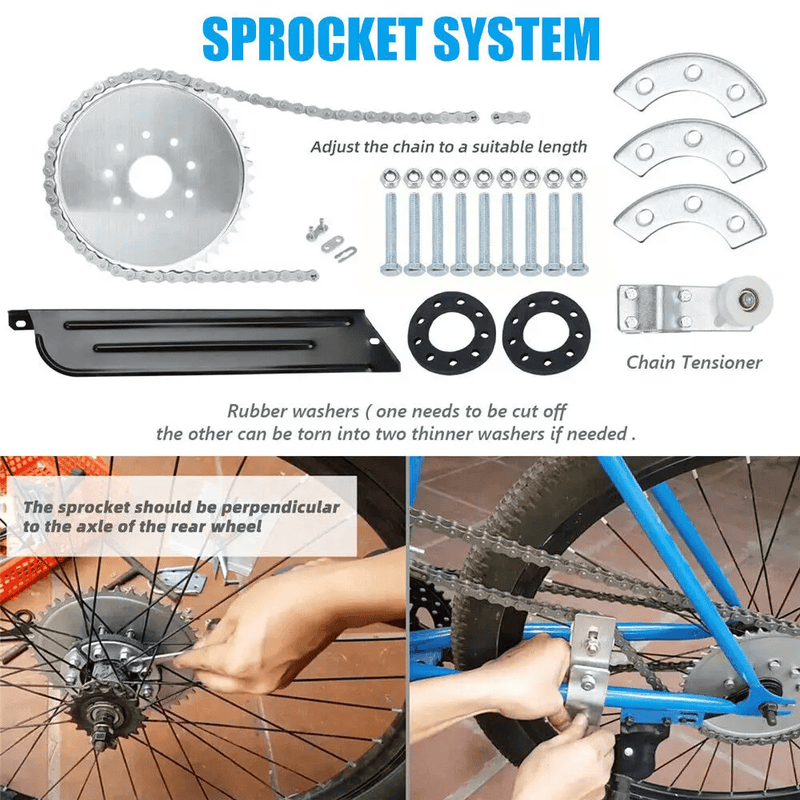 100cc Motorised Bicycle Motor Engine Kit – view 3