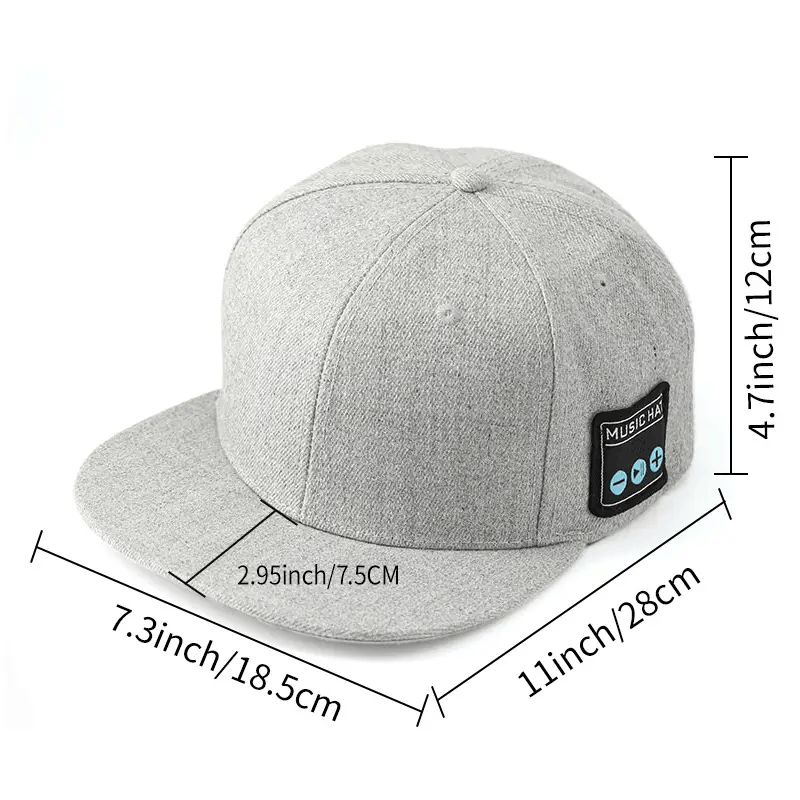 Baseball Cap with Bluetooth Stereo Music Speakers Wireless Headphone Headset – view 2