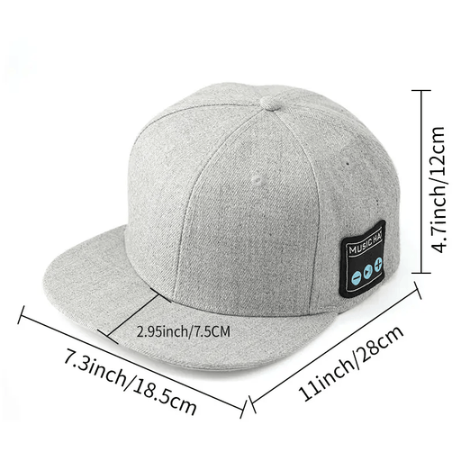 Baseball Cap with Bluetooth Stereo Music Speakers Wireless Headphone Headset – view 2