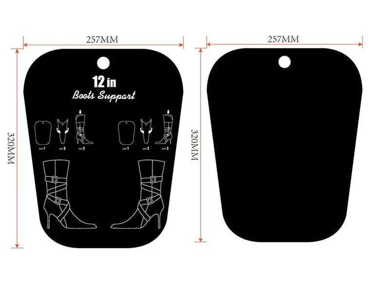 10 SHEETS (5 PAIRS) Flexible Shoe/Boot Shapers Holder - 320MM – view 5