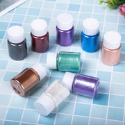 salelink.co.nz Unbranded 24pcs Pearl Pigment Powder Pearl Pigment Powder Set 24 Colors For Crafts