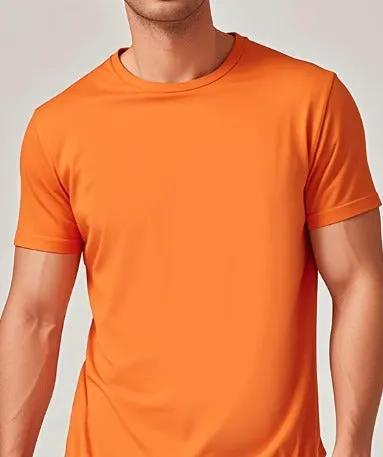 Solid Casual Crewneck T-Shirt — Loose Fit Pure Cotton | Men's Everyday Tee – view 70