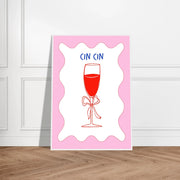 Blank Wall Print Shop Print Material Cin Cin Cin Cin