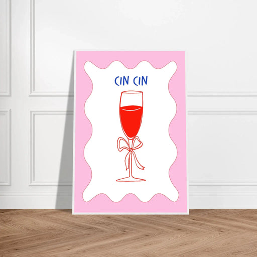 Blank Wall Print Shop Print Material Cin Cin Cin Cin