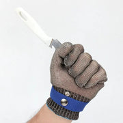 Zendrop Stainless Steel Cut Resistant Safety Gloves With Adjustable Strap Stainless Steel Cut Resistant Safety Gloves With Strap