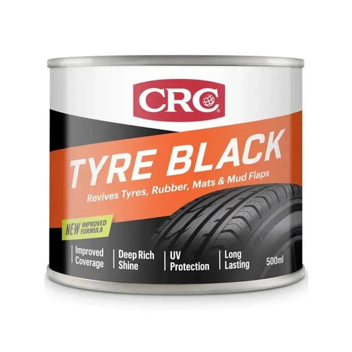 Wholesale CRC Tyre Black 500ml - Revive Tyres, Rubber & More (Pack of 6)