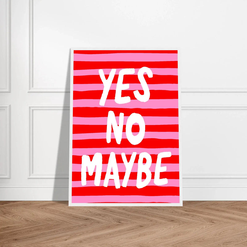 Blank Wall Print Shop Print Material Yes No Maybe Yes No Maybe