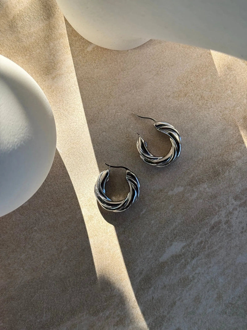 Tahana Jewellery Earrings Tāwhirowhiro Silver Earrings Tāwhirowhiro Silver Earrings
