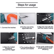 salelink.co.nz Unbranded Pneumatic Rivet Gun Kit Pneumatic Rivet Gun Kit | Action Outdoors NZ