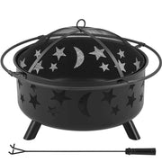 Yaheetech Round Fire Pit Round Fire Pit
