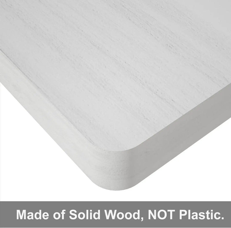 Mini Floating Shelves Wall Mounted Set of 4 White – view 2