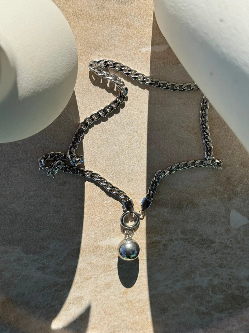 Tahana Jewellery Necklace Pōro Toa Silver Necklace Pōro Toa Silver Necklace