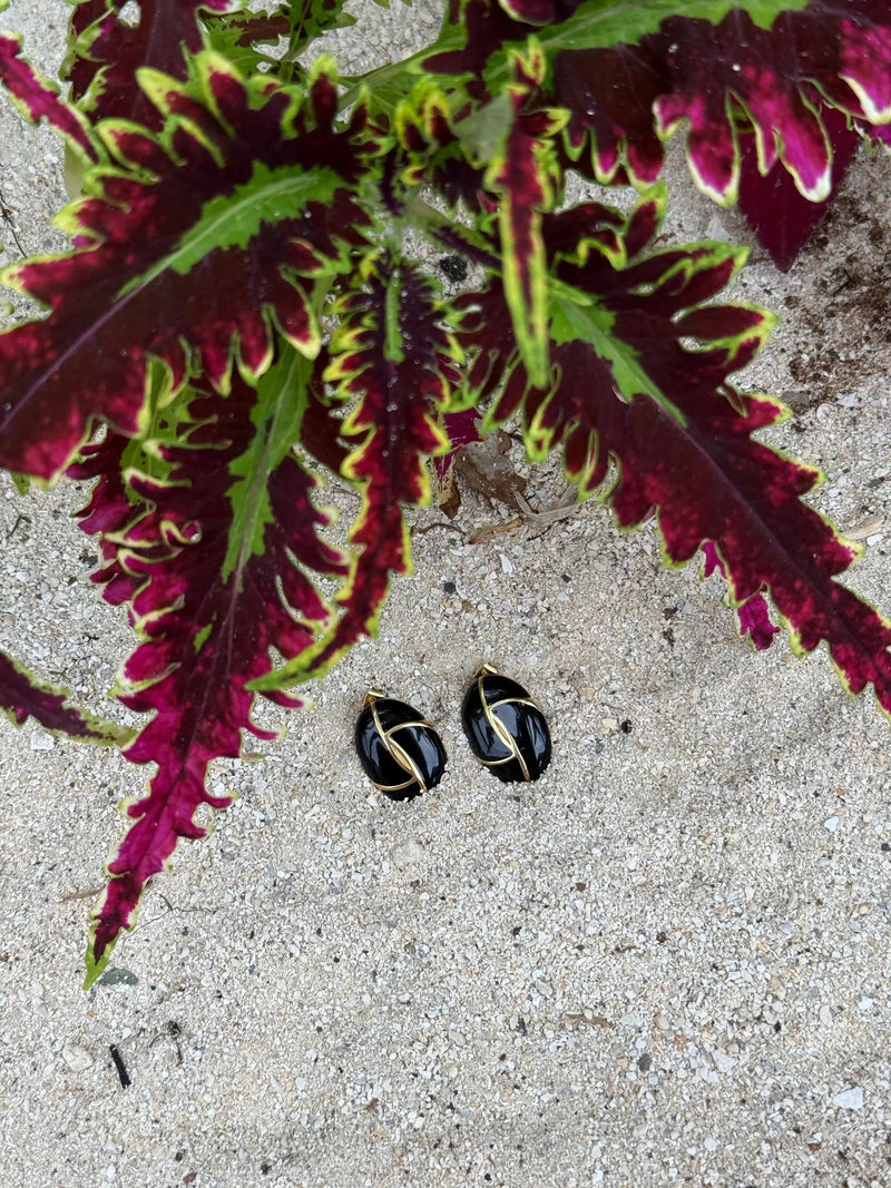 Tahana Jewellery Earrings Kōhatu Pango Earrings Kōhatu Pango Earrings