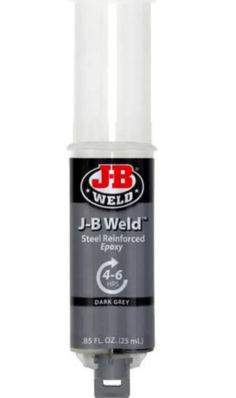 Racing Pro NZ Ltd JB Weld Original Cold-Weld Epoxy Adhesive Syringe Mixer - 25ml - 50165 JB Weld Original Cold-Weld Epoxy Adhesive Syringe Mixer - 25ml - 50165