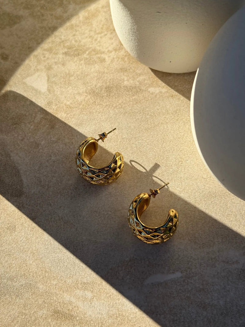 Tahana Jewellery Earrings Kōhatu Koura Gold Earrings Kōhatu Koura Gold Earrings