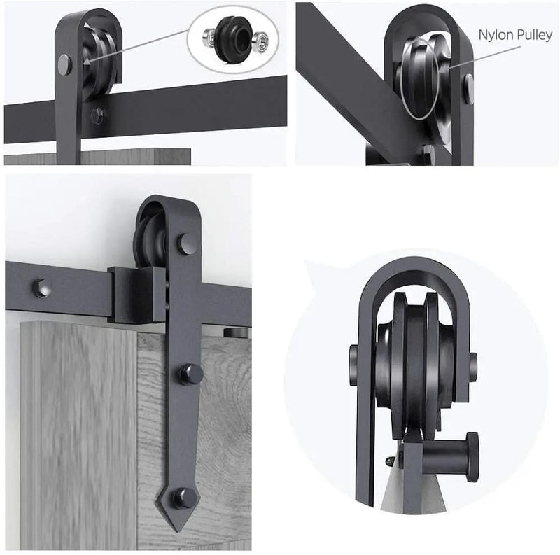 salelink.co.nz Unbranded 12FT/366cm Barn Door Hardware Kit 12FT/366cm Barn Door Hardware Kit | Action Outdoors NZ