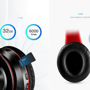 dealonline.co.nz dealonlinenz BLACK- Wireless bluetooth Headset Headphones Foldable Stereo Earphones LED Super BLACK- Wireless bluetooth Headset Headphones Foldable Stereo Earphones LED Super
