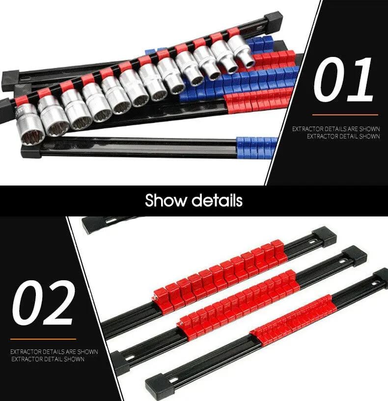 salelink.co.nz Unbranded 6PCS Socket Organizer 6PCS Socket Organizer | Action Outdoors NZ