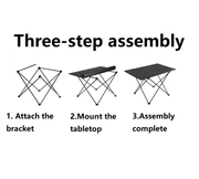 ECOTREK Outdoor Furniture Ecotrek Aluminum Alloy Roll-Up Camping Table - PRI10116 Ecotrek Aluminum Alloy Roll-Up Camping Table - PRI10116