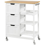 Yaheetech Kitchen Island with Wheels Kitchen Storage Serving Cart Kitchen Island with Wheels Kitchen Storage Serving Cart