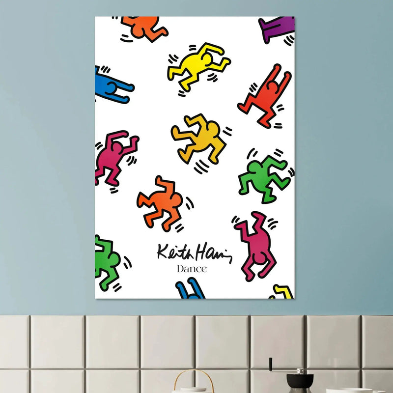 Blank Wall Print Shop Print Material Keith Haring Dance Keith Haring Dance