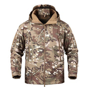 Mead's Supply & Equipment Outfitters limited Men's Outdoor Clothing Men's Plus Size Softshell Jacket Camouflage Windproof Outdoor Coat Men's Plus Size Camouflage Softshell Jacket Windproof