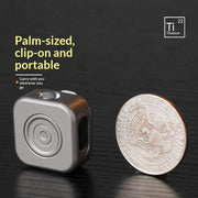 Titanium Alloy Mini Flashlight Magnetic Attraction - Titanium Alloy Mini Flashlight Magnetic Attraction Black – view 3