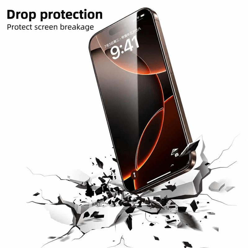 techplus Iphone 14 Pro Clear Tempered Glass Screen Protector 9H HD 2.5D Edge iPhone 14 Pro Tempered Glass Screen Protector 9H HD