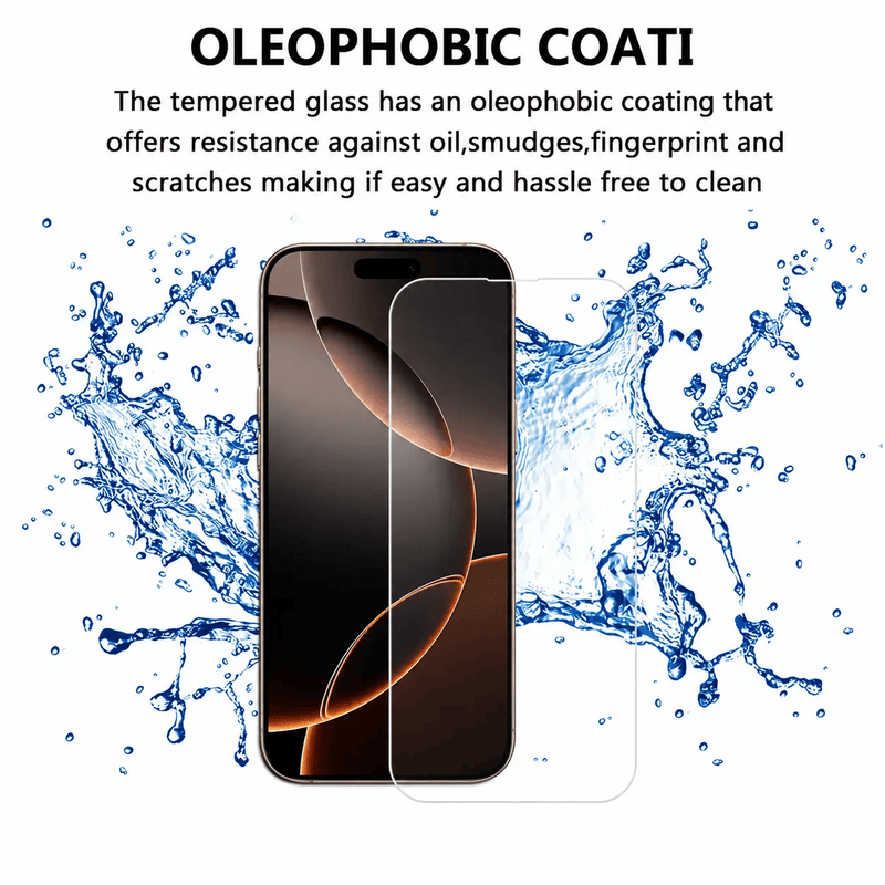techplus IPhone 14 Pro Max Tempered Glass Screen Protector 2 Pack 9H HD Clear 2.5D Edge IPhone 14 Pro Max Tempered Glass Screen Protector