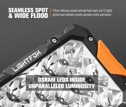 Lightfox Pegasus 9 Inch Osram LED Driving Lights 1 Lux at 906m 11390 Lumens – view 2