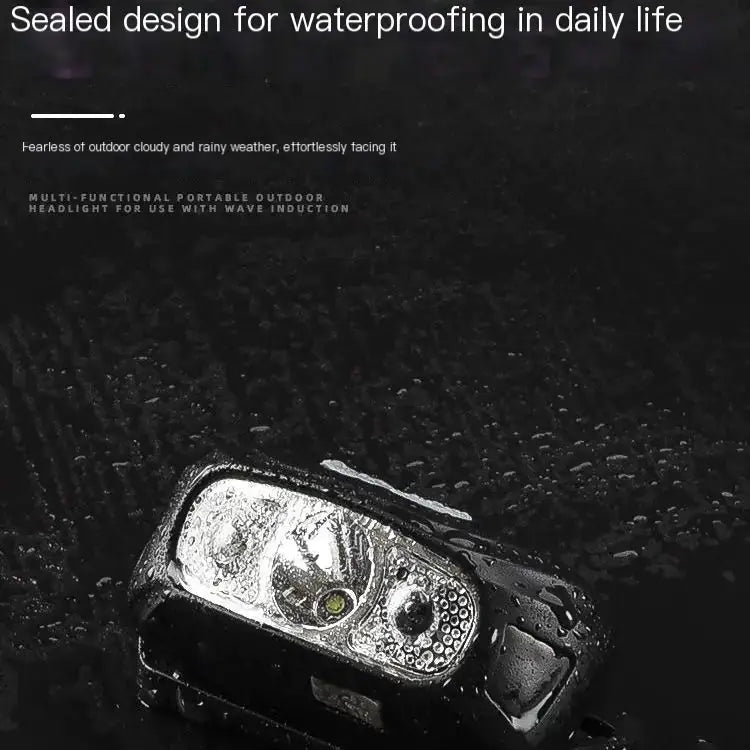 Rechargeable LED Headlamp with Motion Sensor - Hands-Free Outdoor Lighting – view 2