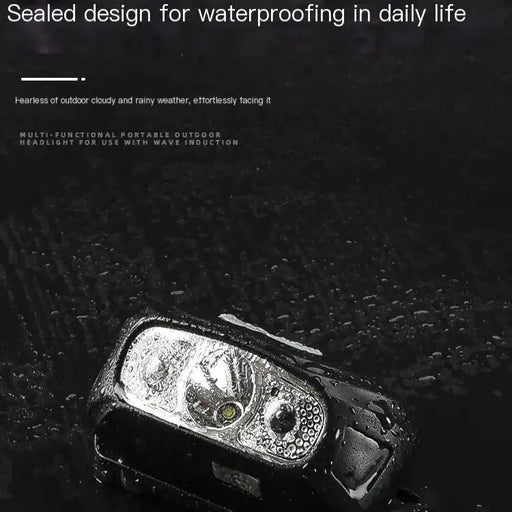 Rechargeable LED Headlamp with Motion Sensor - Hands-Free Outdoor Lighting – view 2