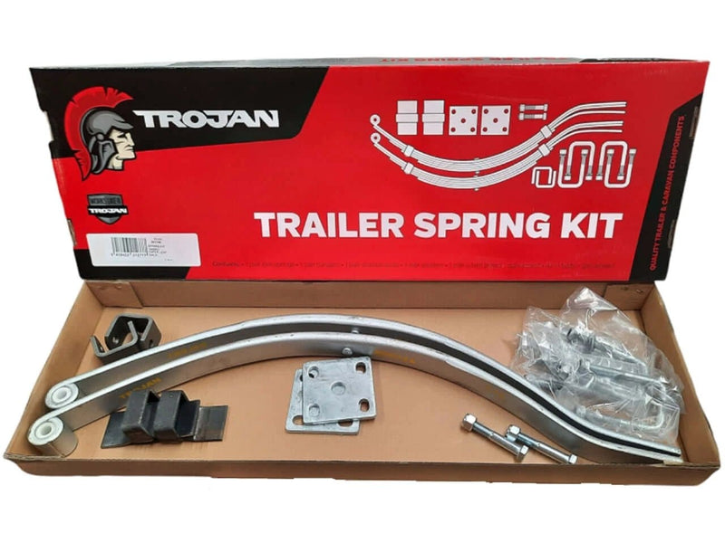 Trojan Taper Leaf Spring Kit 1400kg One Leaf for Trailers Easy Install Durable Load Upgrade – view 2