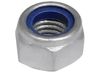 Trojan Suspension Hardware Nylock Nut. M12 - DIN 985 - Galvanised Nylock Nut. M12 - DIN 985 - Galvanised