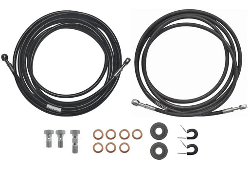 Stainless Steel Teflon Brake Hose Kit Banjo To Banjo 2.5m And 4m