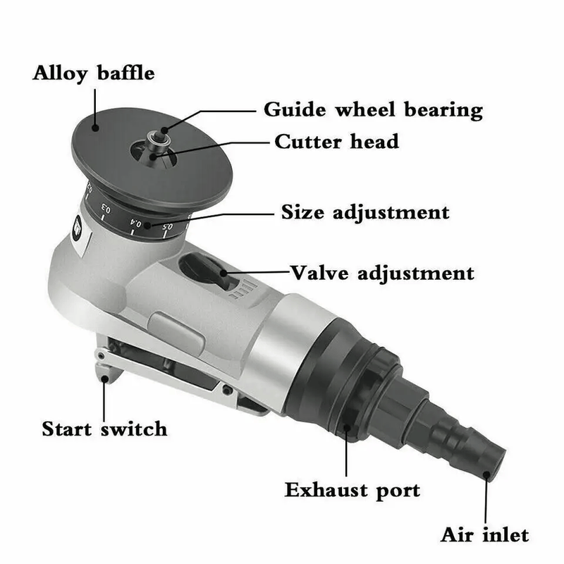 salelink.co.nz Unbranded Pneumatic Chamfering Tool Mini Machine Pneumatic Chamfering Tool Mini Machine | Action Outdoors NZ