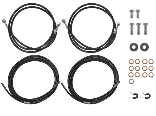 Stainless Steel Teflon Brake Hose Kit Banjo To Banjo 2x1.5m 2x5m – view 1