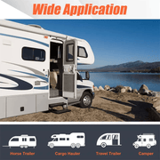 Black RV Entry Door Lock Camper Travel Trailer Latch Key – view 6