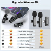 salelink.co.nz Unbranded Wireless Lavalier Microphone (GZJ2923) Wireless Lavalier Microphone (GZJ2923) | Action Outdoors NZ