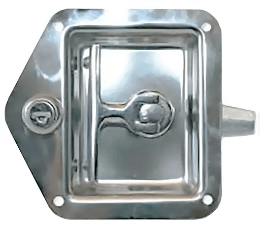 Trojan Stainless Steel T Handle Lock With Flush Mount Latch